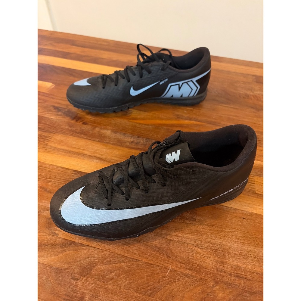 Nike Air Zoom Mercurial Vapor 15 Academy TF Soccer Size 8.5 Blk/Blue FQ8449-001